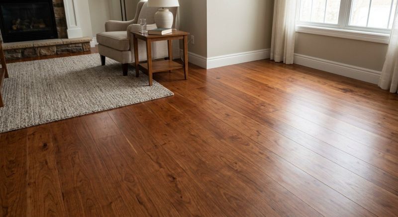 Cherry Floor Installation in Union Grove, WI