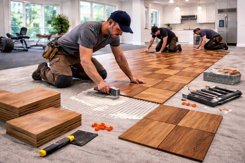 Hardwood Floor Installation in Big Bend, WI