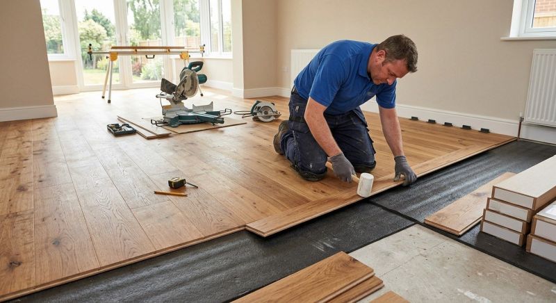 Hardwood Floor Installation in Bristol, WI