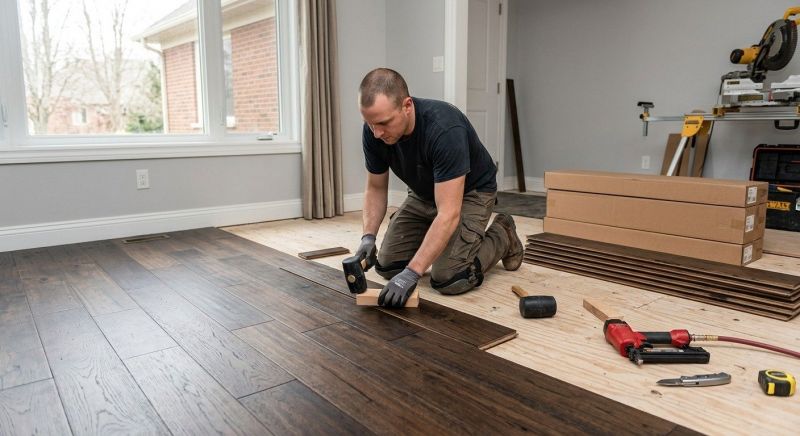 Hardwood Floor Installation in Franksville, WI
