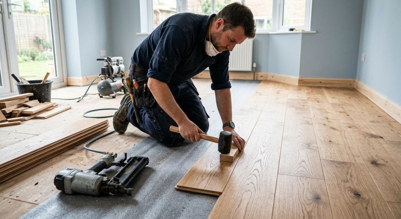 Hardwood Floor Installation in Pleasant Prairie, WI