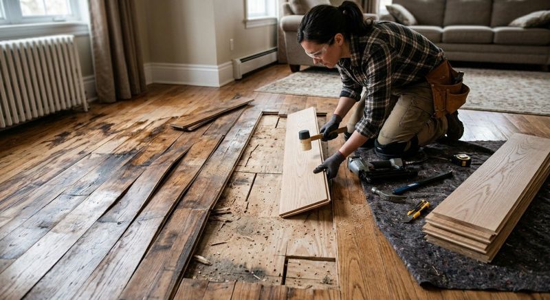Hardwood Installation in Franksville, WI