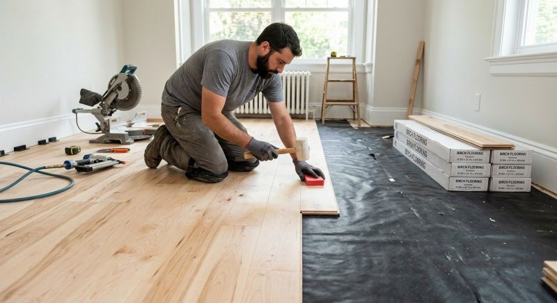 Maple Flooring Installation in Milwaukee County, WI