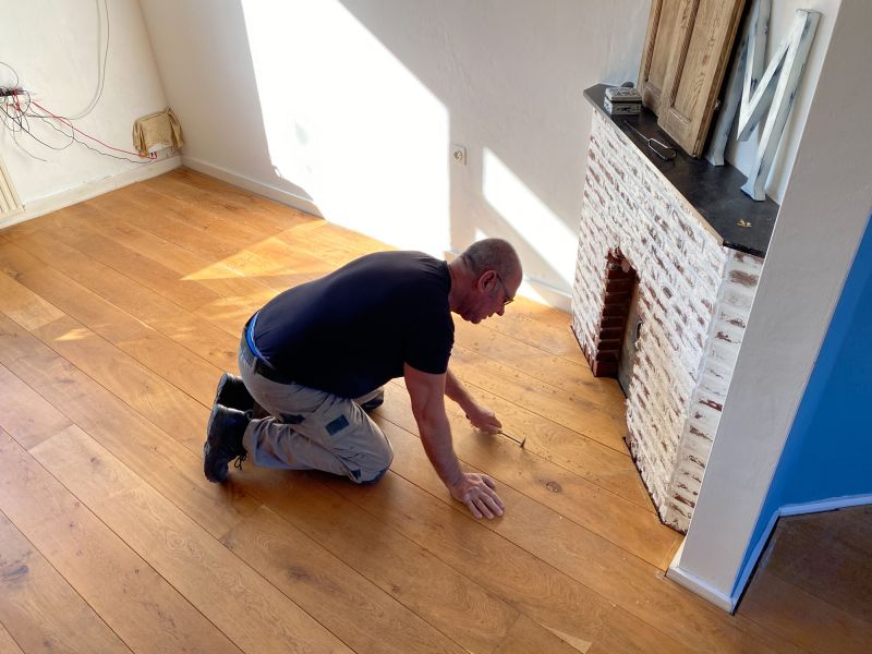 Pine Floor Installation in Racine, WI