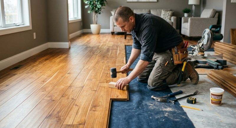 Plank Floor Installation in Racine, WI