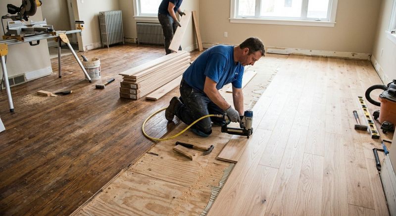 Wood Floor Replacement in Racine, WI