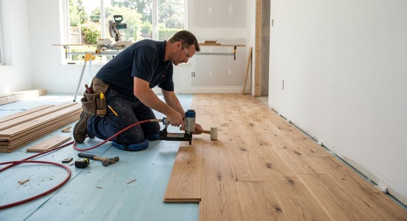 Wood Flooring Installation in Kansasville, WI