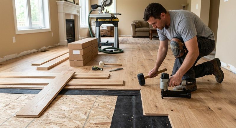 Wood Flooring Installation in Waterford, WI